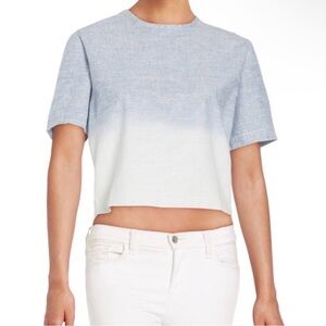 rag & bone Jean Grimsby Ombré Crop Top Size S